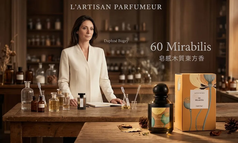 L'Artisan Parfumeur 阿蒂仙之香 秘境植物園系列 情迷紫茉莉 60 Mirabilis 中性淡香精 75ml 皂感木質東方調・偽體香水推薦