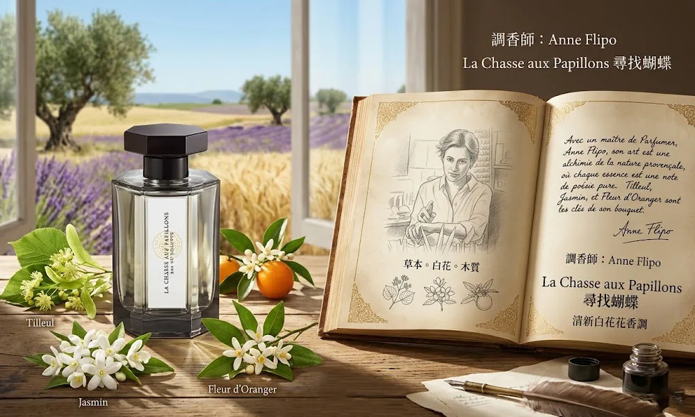 La Chasse aux Papillons 尋找蝴蝶調香師香調說明